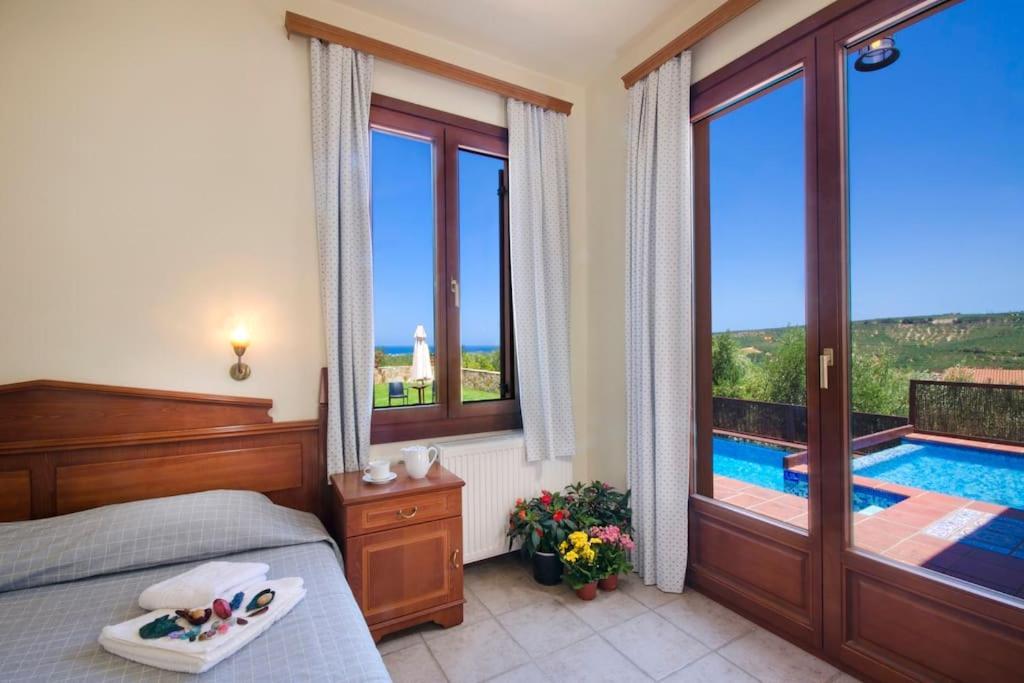 Villa Katerina With Eco Heated Pool Spilia  Экстерьер фото