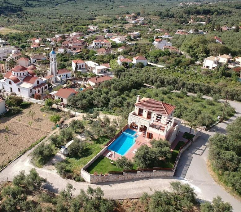 Villa Katerina With Eco Heated Pool Spilia  Экстерьер фото